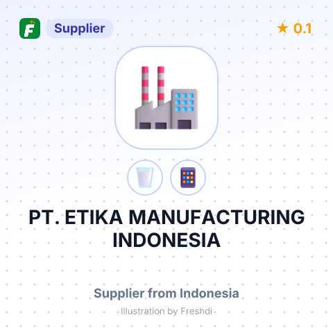 PT. ETIKA MANUFACTURING INDONESIA – summary card, no photo uploaded yet