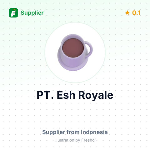 PT. Esh Royale  – summary card, no photo uploaded yet