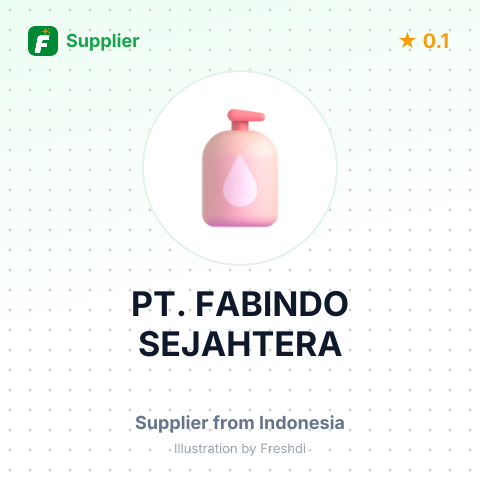 PT. FABINDO SEJAHTERA – summary card, no photo uploaded yet