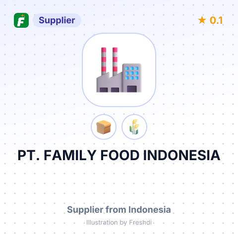 PT. FAMILY FOOD INDONESIA – summary card, no photo uploaded yet