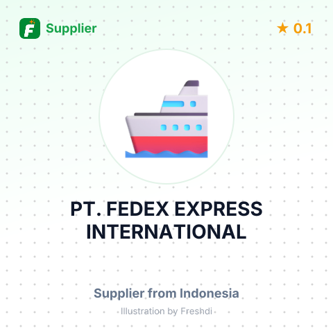 PT. FEDEX EXPRESS INTERNATIONAL – summary card, no photo uploaded yet