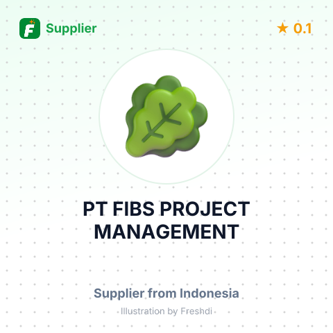 PT FIBS PROJECT MANAGEMENT – summary card, no photo uploaded yet