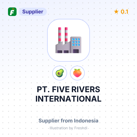 PT. FIVE RIVERS INTERNATIONAL – summary card, no photo uploaded yet