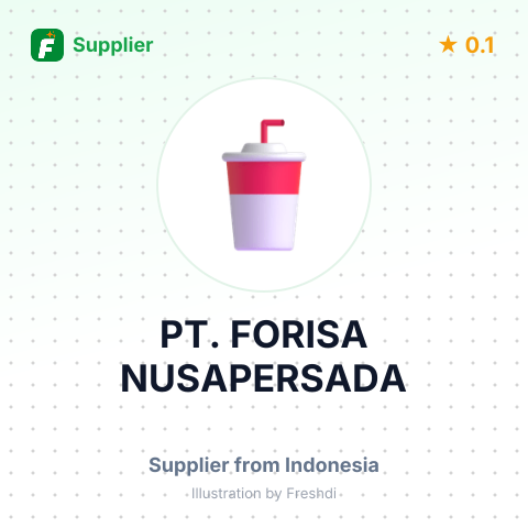 PT. FORISA NUSAPERSADA – summary card, no photo uploaded yet