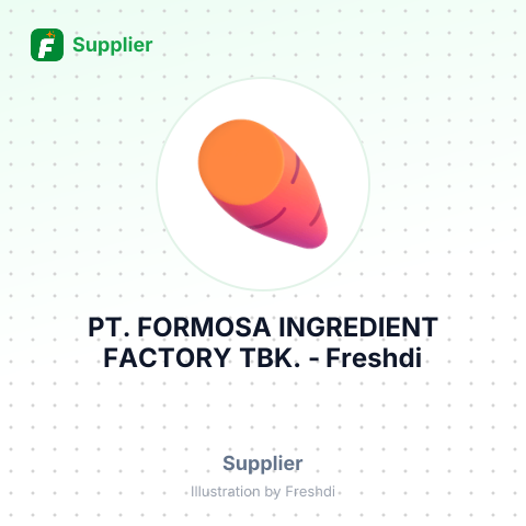 PT. FORMOSA INGREDIENT FACTORY TBK. – summary card, no photo uploaded yet
