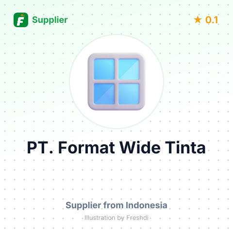 PT. Format Wide Tinta – summary card, no photo uploaded yet