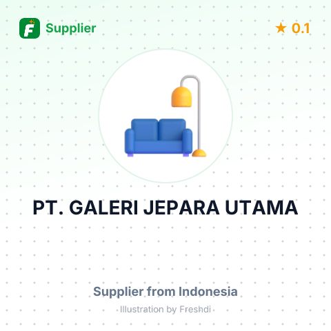 PT. GALERI JEPARA UTAMA – summary card, no photo uploaded yet