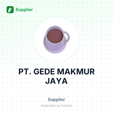 PT. GEDE MAKMUR JAYA – summary card, no photo uploaded yet