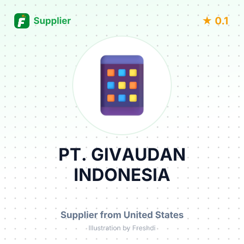 PT. GIVAUDAN INDONESIA – summary card, no photo uploaded yet