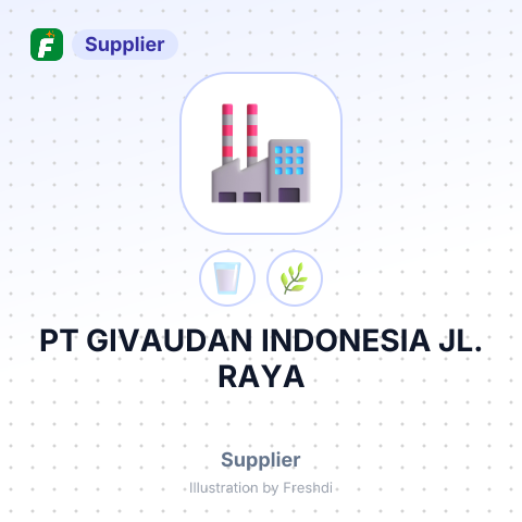 PT GIVAUDAN INDONESIA JL. RAYA – summary card, no photo uploaded yet