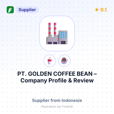 PT. GOLDEN COFFEE BEAN – summary card, no photo uploaded yet