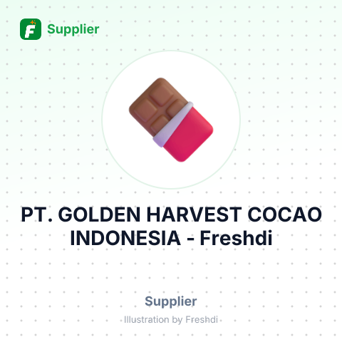 PT. GOLDEN HARVEST COCAO INDONESIA – summary card, no photo uploaded yet