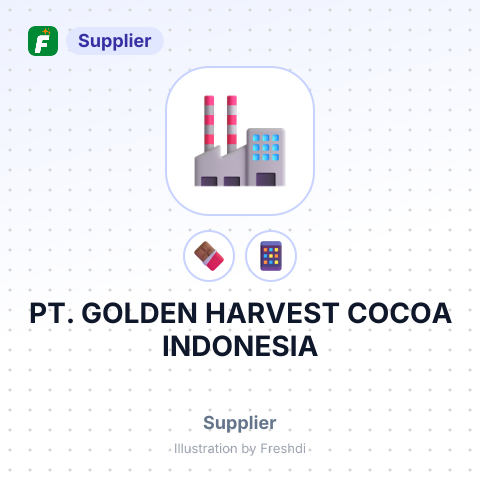 PT. GOLDEN HARVEST COCOA INDONESIA – summary card, no photo uploaded yet