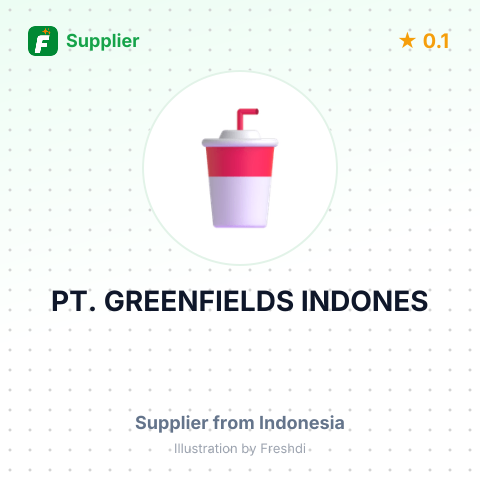 PT. GREENFIELDS INDONES – summary card, no photo uploaded yet