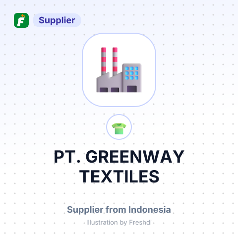 PT. GREENWAY TEXTILES – summary card, no photo uploaded yet