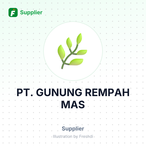 PT. GUNUNG REMPAH MAS – summary card, no photo uploaded yet