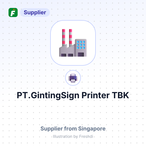 PT.GintingSign Printer TBK – summary card, no photo uploaded yet
