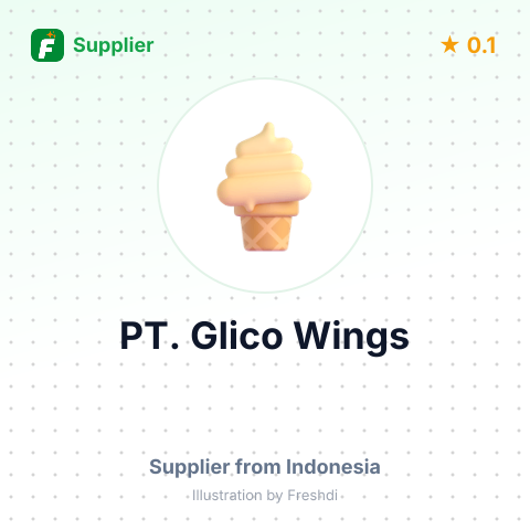 PT. Glico Wings – summary card, no photo uploaded yet