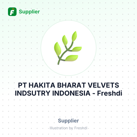PT HAKITA BHARAT VELVETS INDSUTRY INDONESIA – summary card, no photo uploaded yet