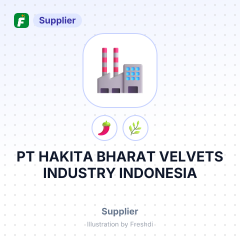 PT HAKITA BHARAT VELVETS INDUSTRY INDONESIA – summary card, no photo uploaded yet