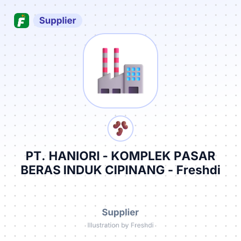 PT. HANIORI - KOMPLEK PASAR BERAS INDUK CIPINANG – summary card, no photo uploaded yet