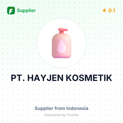 PT. HAYJEN KOSMETIK – summary card, no photo uploaded yet