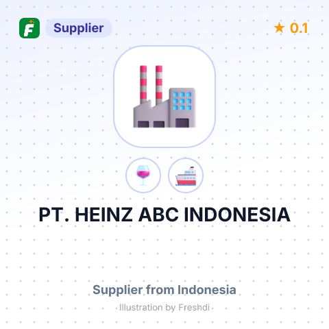 PT. HEINZ ABC INDONESIA – summary card, no photo uploaded yet