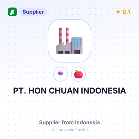 PT. HON CHUAN INDONESIA – summary card, no photo uploaded yet