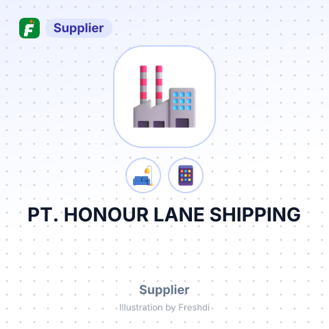 PT. HONOUR LANE SHIPPING – summary card, no photo uploaded yet