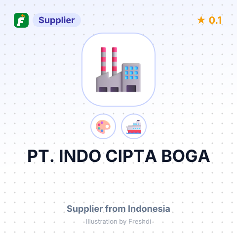 PT. INDO CIPTA BOGA – summary card, no photo uploaded yet