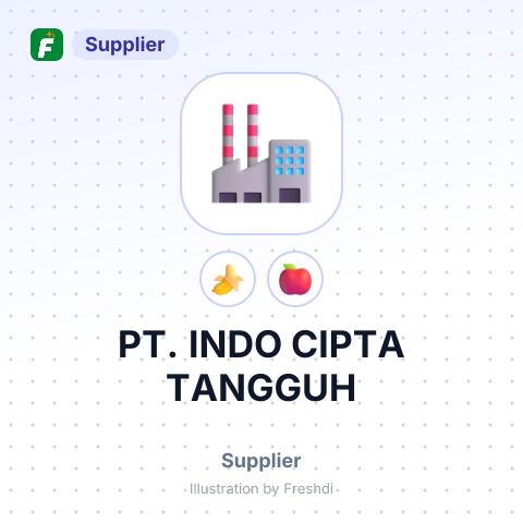 PT. INDO CIPTA TANGGUH – summary card, no photo uploaded yet