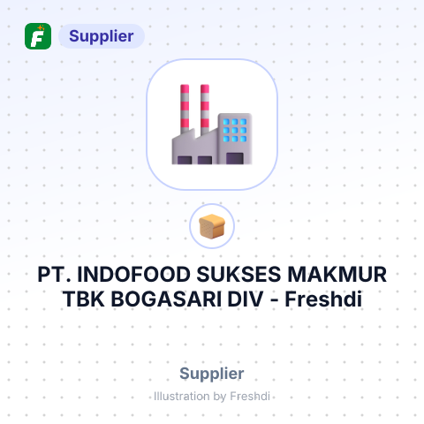 PT. INDOFOOD SUKSES MAKMUR TBK BOGASARI DIV – summary card, no photo uploaded yet