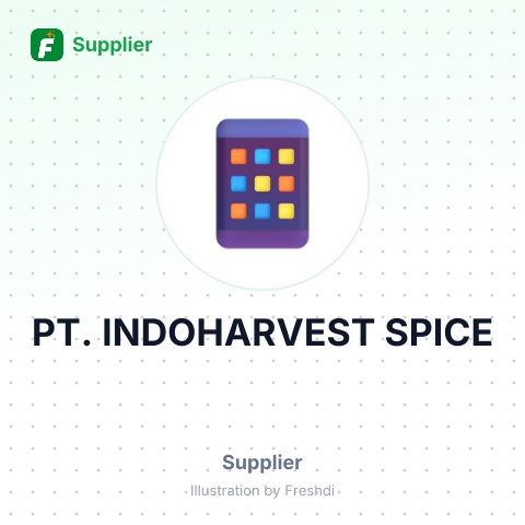 PT. INDOHARVEST SPICE – summary card, no photo uploaded yet