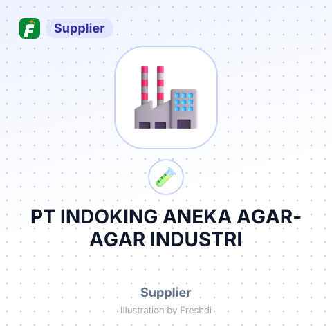 PT INDOKING ANEKA AGAR-AGAR INDUSTRI – summary card, no photo uploaded yet