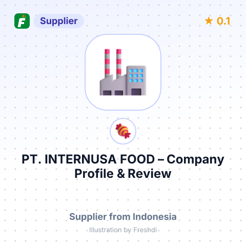 PT. INTERNUSA FOOD, – summary card, no photo uploaded yet