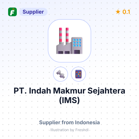 PT. Indah Makmur Sejahtera (IMS) – summary card, no photo uploaded yet