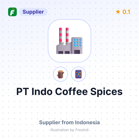 PT Indo Coffee Spices  – summary card, no photo uploaded yet
