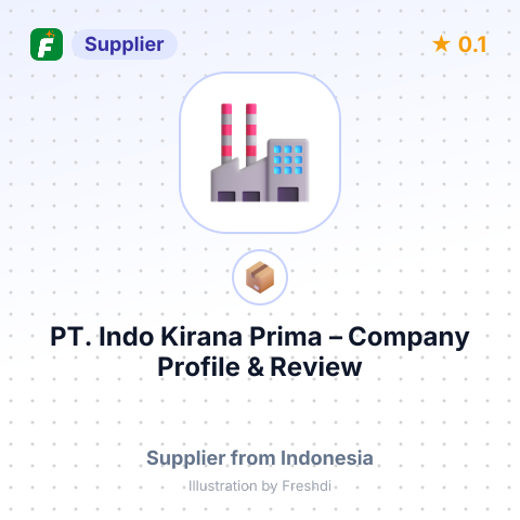 PT. Indo Kirana Prima – summary card, no photo uploaded yet