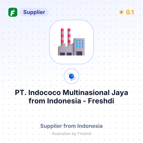 PT. Indococo Multinasional Jaya  – summary card, no photo uploaded yet