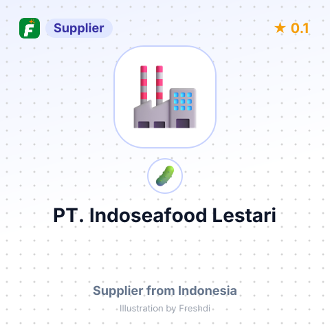 PT. Indoseafood Lestari – summary card, no photo uploaded yet