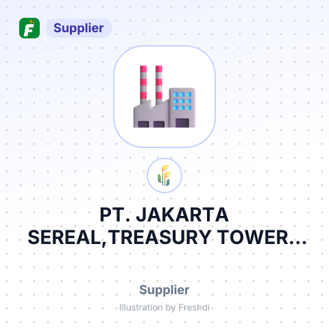 PT. JAKARTA SEREAL,TREASURY TOWER – summary card, no photo uploaded yet