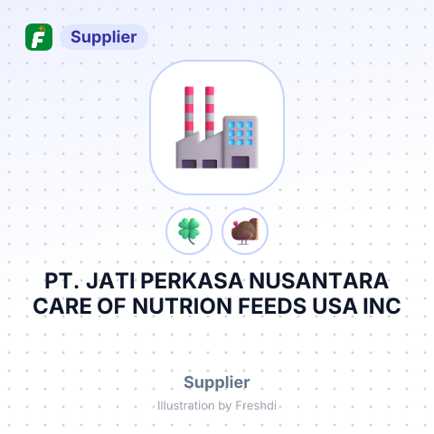 PT. JATI PERKASA NUSANTARA CARE OF NUTRION FEEDS USA INC – summary card, no photo uploaded yet