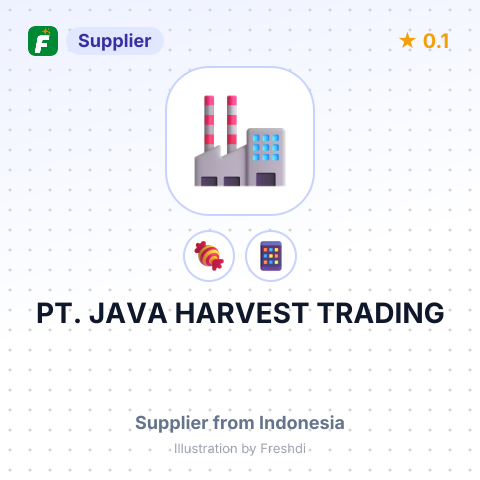 PT. JAVA HARVEST TRADING – summary card, no photo uploaded yet