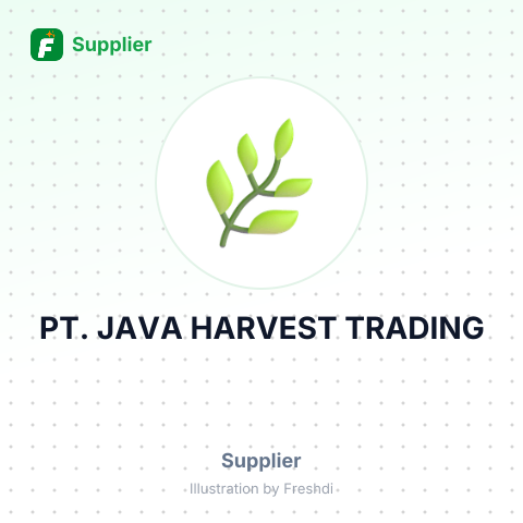 PT. JAVA HARVEST TRADING – summary card, no photo uploaded yet