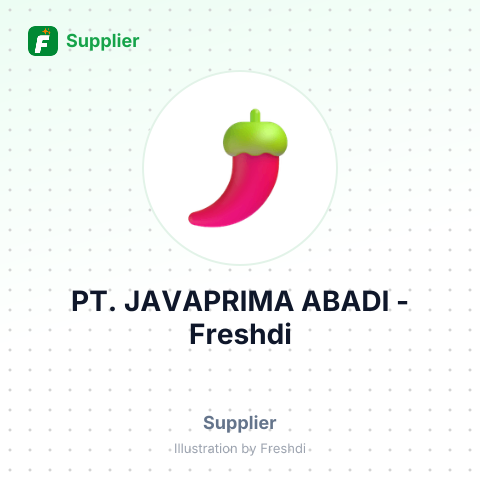 PT. JAVAPRIMA ABADI – summary card, no photo uploaded yet