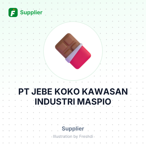 PT JEBE KOKO KAWASAN INDUSTRI MASPIO – summary card, no photo uploaded yet