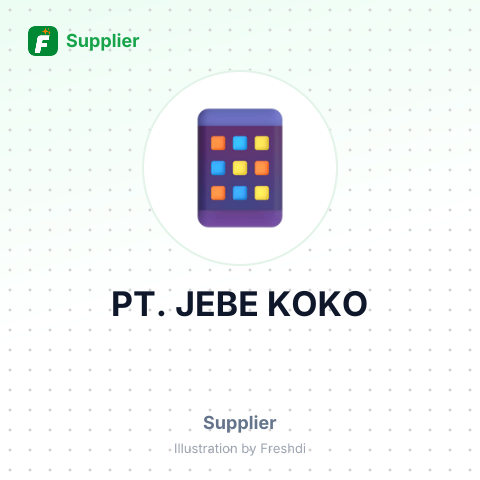 PT. JEBE KOKO – summary card, no photo uploaded yet