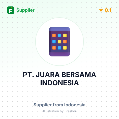 PT. JUARA BERSAMA INDONESIA – summary card, no photo uploaded yet