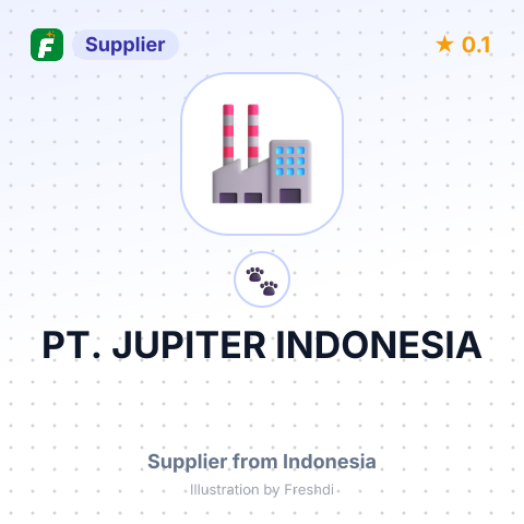 PT. JUPITER INDONESIA – summary card, no photo uploaded yet