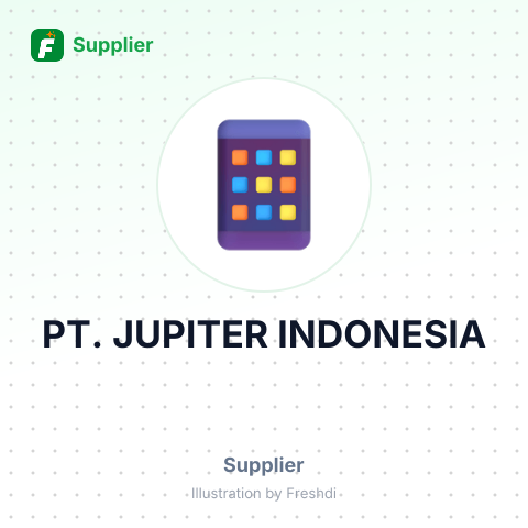 PT. JUPITER INDONESIA – summary card, no photo uploaded yet